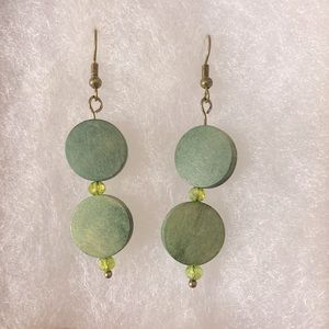 Handmade wood earrings